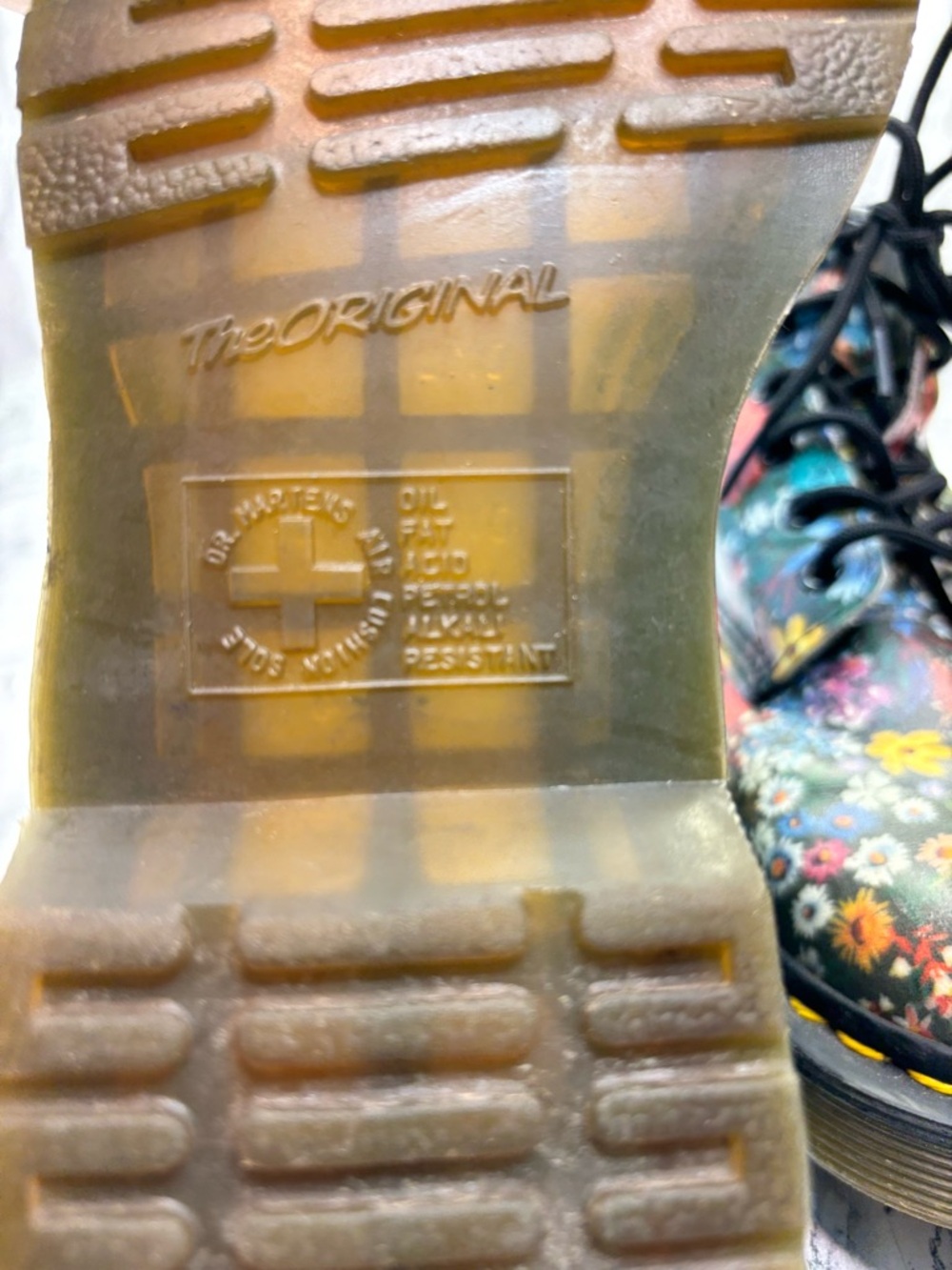 Dr. Martens 1460 Pascal Wanderlust floral print Lace up Combat boots Size 6 - Picture 8 of 15